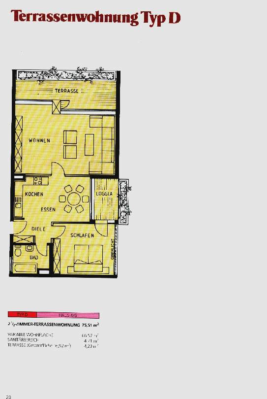 Terrassenwohnung Typ D