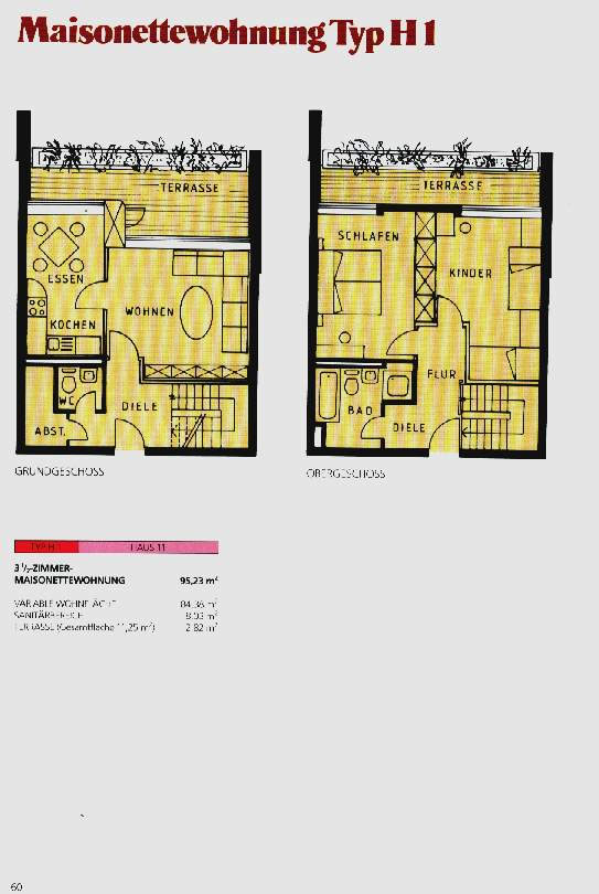 Maisonettewohnung Typ H1