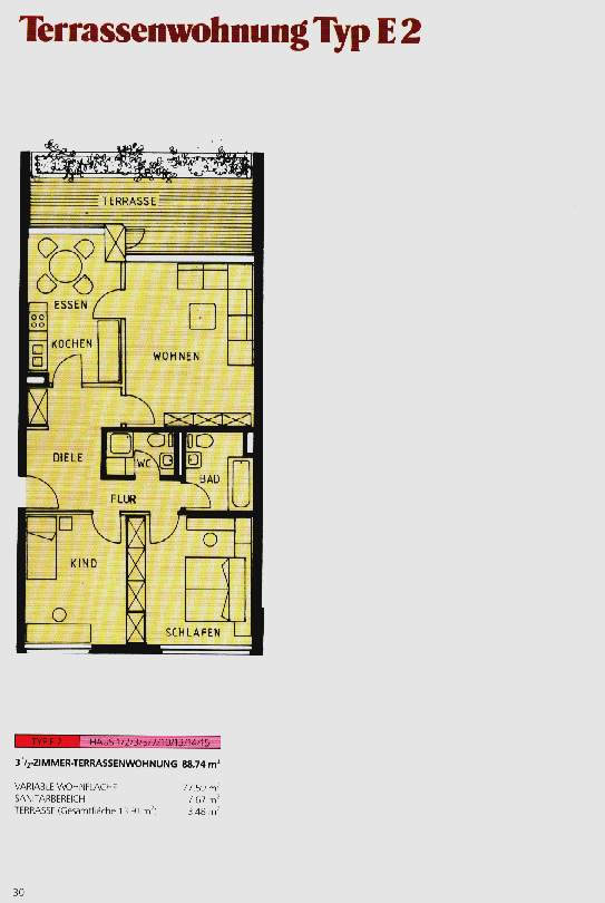 Terrassenwohnung Typ E2