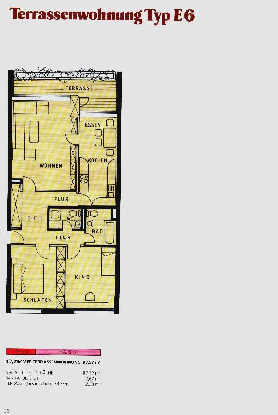 Terrassenwohnung Typ E6