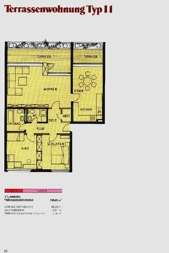 Terrassenwohnung Typ I1