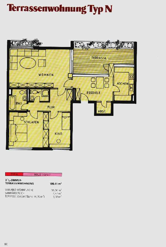 Terrassenwohnung Typ N