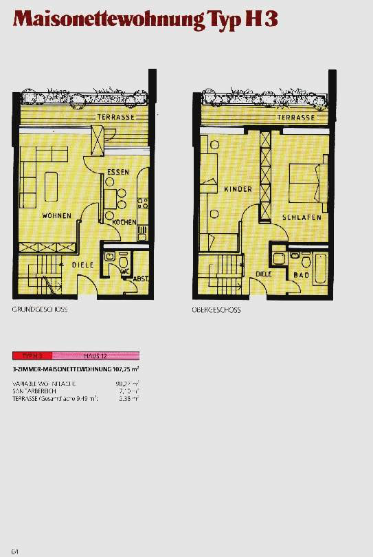 Maisonettewohnung Typ H3