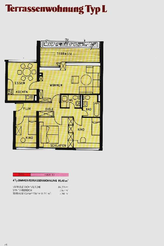 Terrassenwohnung Typ L