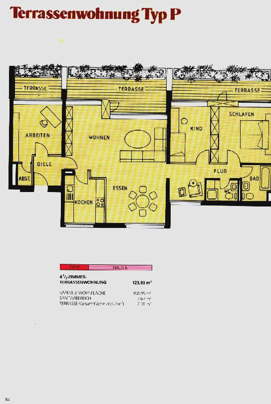 Terrassenwohnung Typ P
